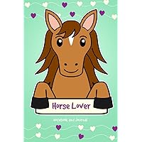 Horse Lover Notebook and Journal: 120-Page Lined Notebook for Writing and Journaling (6 x 9) (Red Horse with Blaze) (Horse Notebook)