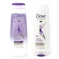 Dove Nutritive Solutions Shampoo & Conditioner Set, Volume & Fullness, 12 Ounces Each (Set includes 2 Items)