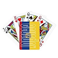 Ecuador Country Flag Name Poker Playing Magic Card Fun Board Game