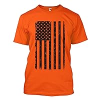 Distressed Black USA Flag - United States Men's T-Shirt
