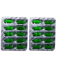Evion Vitamin E Capsule for Face, Hair, Pimple, Glowing Skin, Dark Circles, Skin Whitening & Control Hair Loss, 400 MG (Pack of 2)