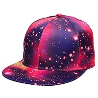 JPOJPO Baseball Cap Galaxy 3D Printed Adjustable Unisex Hip Hop Snapback Hats