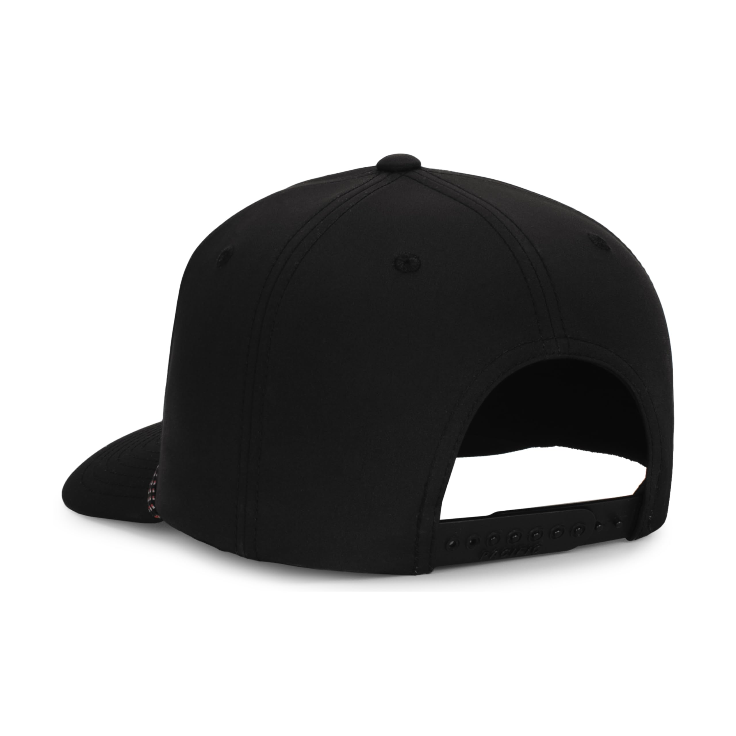Pacific Headwear Standard Ohio State Weekender Braid Cap, Black/Black/Red