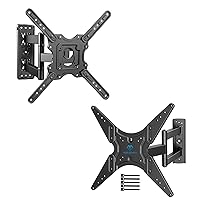 PERLESMITH UL-Listed Full Motion TV Wall Mount for 26-60 Inch TVs,PSMFK1 & PERLESMITH UL Listed Full Motion TV Wall Mount for Most 26-60 inch Flat Curved OLED 4K TVs up to 77lbs, PSMFK12