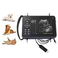 Veterinary Ultrasound Scanner Machine for Pregnancy - Portable Digital Ultrasound Machine with 3.5 MHz Probe and 8-Color Panels - Ideal for Sheep, Dogs, Cats, and Pigs Pregnancy Testing