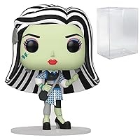 POP Retro Toys: Monster High - Frankie Stein Funko Vinyl Figure (Bundled with Compatible Box Protector Case), Multicolor, 3.75 inches