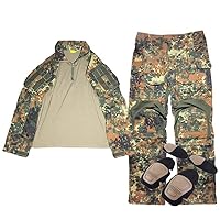 Outdoor Sports Airsoft Hunting Shooting Shirt Pants Set Battle Uniform BDU Tactical G3 Combat Camouflage Clothing