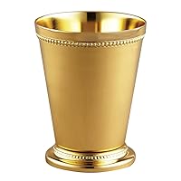 Mint Julep Cup, 12-Ounce, Gold Finish