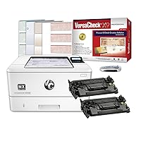 VersaCheck HP Laserjet M404 MXE MICR Check Printer X9 Professional 20-User Check Printing Software Bundle, White