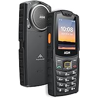 AGM M6 4G Rugged Phone Unlocked Phone Cell Phone for Seniors & Kids, Dual SIM IP68/IP69K Waterproof Phone, MIL-STD-810H, 2.4