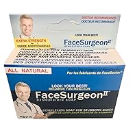 FaceSurgeon Complexion Soap - Miracle Soap for Acne & Rosacea Sufferers - Antioxidant Protection, Gentle Exfoliation, Oil Control & Moisturizing - 60g