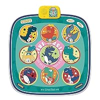 Dance Mat for Kids, Dinosaur Musical Toy Gifts for Boys Girls-Including 3 Challenge Levels, Dance Pad with LED Lights, Adjustable Volume, Christmas Birthday Gift for 3 4 5 6 7 8+ Year Old Girls Boys