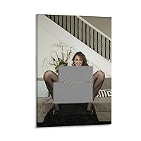 Riley Reid Sexy Actor Spice Girl Perfect Body Portrait Aesthetic Poster (6) Wall Poster Art Canvas Printing Gift Office Bedroom Aesthetic Poster 24x36inch(60x90cm) Frame-style