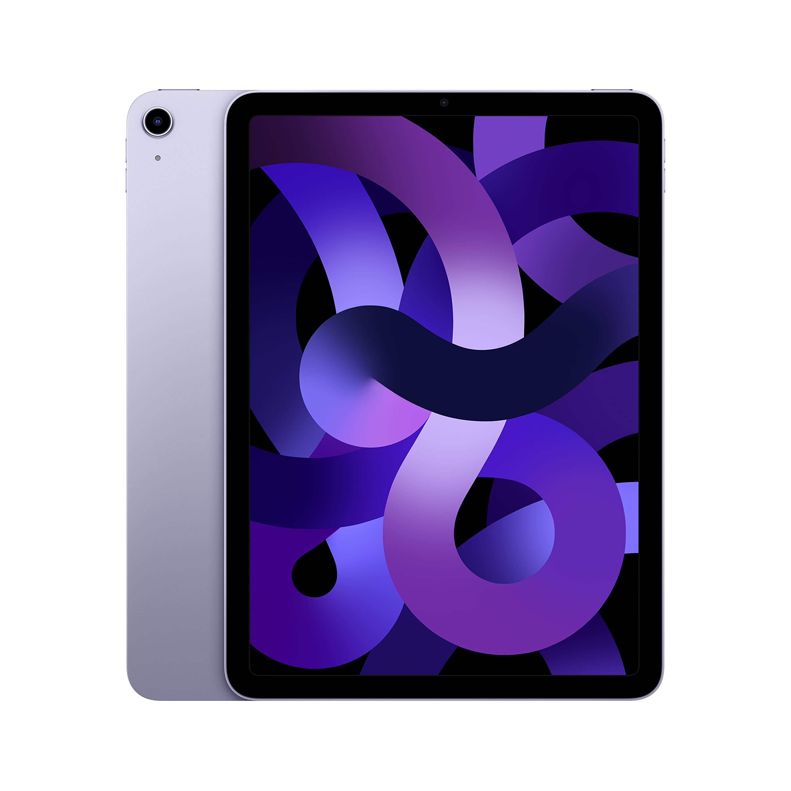 Apple iPad Air (5th Generation): with M1 chip, 10.9-inch Liquid Retina Display, 256GB, Wi-Fi 6, 12MP front/12MP Back Camera, Touch ID, All-Day Battery Life – Purple