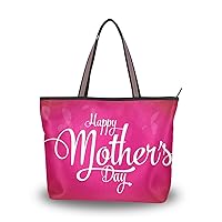 My Daily Women Tote Shoulder Bag Happy Mother's Day Handbag