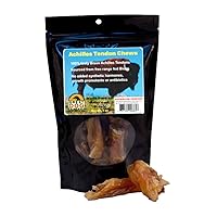 Great Dog Bison Achilles Tendon Chews 7 oz. Bag - Sourced & Made in USA, Bison Tendons, Bison Tendon Chews, Tendon Chews for Dogs, Tendon Chews, Bison Treats for Dogs