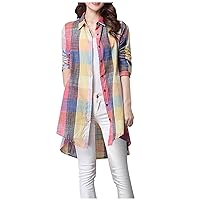 Long Sleeve Tunic Summers Shirts Women Work Elegant Cosy Frilly Womans Softest V