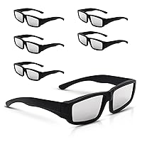 Solar Eclipse Glasses Approved 2024 in Durable Plastic Frame, NASA Approved and CE & ISO Certified (6 Pack Adult)
