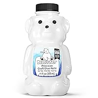 Bearly Art Precision Craft Glue 11fl oz Refill - Archival Acid Free - Dries Clear - Wrinkle Resistant - Flexible and Crack Resistant - Strong Hold Designed Tough - Made in USA