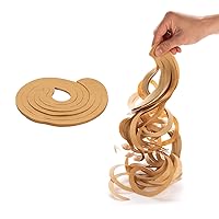 IDL Packaging SpiroPack™ Stylish Box Filler 10 lbs in a Box, Brown, Wide-Cut Spirals - Packing Filler for Baskets, Gift Boxes, and Packages - Modern Alternative to Shredded and Crinkle Paper