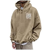 Mens Hoodie Graphic Sweatshirts Vintage Litter Printed Heated Men'S Loose Hooded Casual Fashion Sports