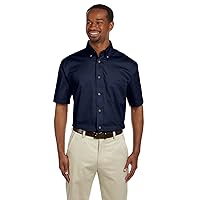 M500S Men's Easy Blend™ Short-Sleeve Twill Shirt with Stain-Release