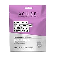 Radically Rejuvenating Under Eye Hydrogel Mask, Provides Anti-Aging Support, & Silk Tree, Purple, Cucumber, 0.236 Fl Oz (Pack of 1)