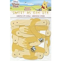 Unique Disney Winnie the Pooh Large Jointed Banner (1 Pc) - Party Decor Accessory for Unforgettable Memories & Adventure, Perfect for Birthdays