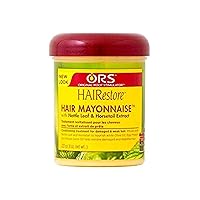 ORS HAIRestore Hair Mayonnaise with Nettle Leaf and Horsetail Extract, Hair Restoring Treatment, (8.0 oz)