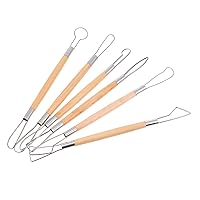 Operitacx 6 Pcs Sculpture Tool Clay Sculpting Tool Kids Tools Rock Sculpting Tools Pottery Modeling Tool Clay Carving Tools Picture Frame Keychain Stylus Wood Carving Child
