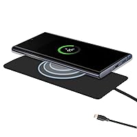 Ultra Slim Wireless Charging Pad for Phones by It’s Just Smart, Fast Charger for iPhone 15 14, Samsung S24 S23, Google Pixel 8 Pro, Android Phones, 15W Universal Qi Phone Charger