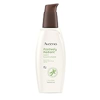Aveeno Positively Radiant Daily Facial Moisturizer with Broad Spectrum SPF 30 Sunscreen & Soy, Helps Improves Skin Tone & Texture, Hypoallergenic, Oil-Free & Non-Comedogenic, 2.3 fl. oz