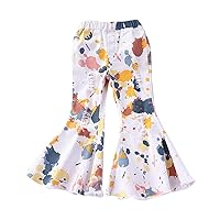 Kids Toddler Baby Girl Bell Bottom Pants Maker Fashion Western Tight Stretch Children's Toddler Snow Girl Outfits