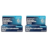Terbinafine Hydrochloride AntiFungal Cream 1% (1 oz.) (Pack of 2)