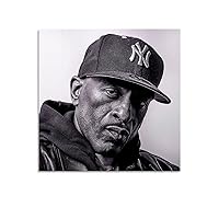 Rakim Poster Classic Hip Hop High Street Handsome (10) Poster Decorative Painting Canvas Wall Art Living Room Posters Bedroom Painting 28×28inch(70×70cm)