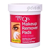 Andrea Eye Q's Oilfree Eye Makeup Remover Pads, 65 Count