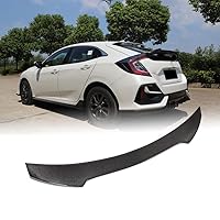 Real Carbon Fiber Trunk Duckbill Spoiler Wing Fit for Honda Civic 2016-2021 Hatchback 10th gen 5Dr Type-R EX EX-L LX Sport Touring Accessories