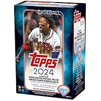 2024 Topps Series 1 Baseball Factory Sealed Value Blaster Box 84 CARDS 7 Packs of 12 Cards Find Exclusive Royal Blue Parallels 1 Chase rookie cards of a great rookie class such as Evan Carter, Jasson Dominguez, and more Blasters are my personal favorite to Rip