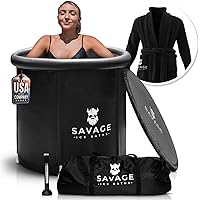 Portable Cold Plunge Tub For Athletes and Adults - Easy Installation Ice Baths at Home - Gift for Ice Bath Lover - Cold Plunge to Soothe Muscles, Ice tub, Ice Plunge Tub