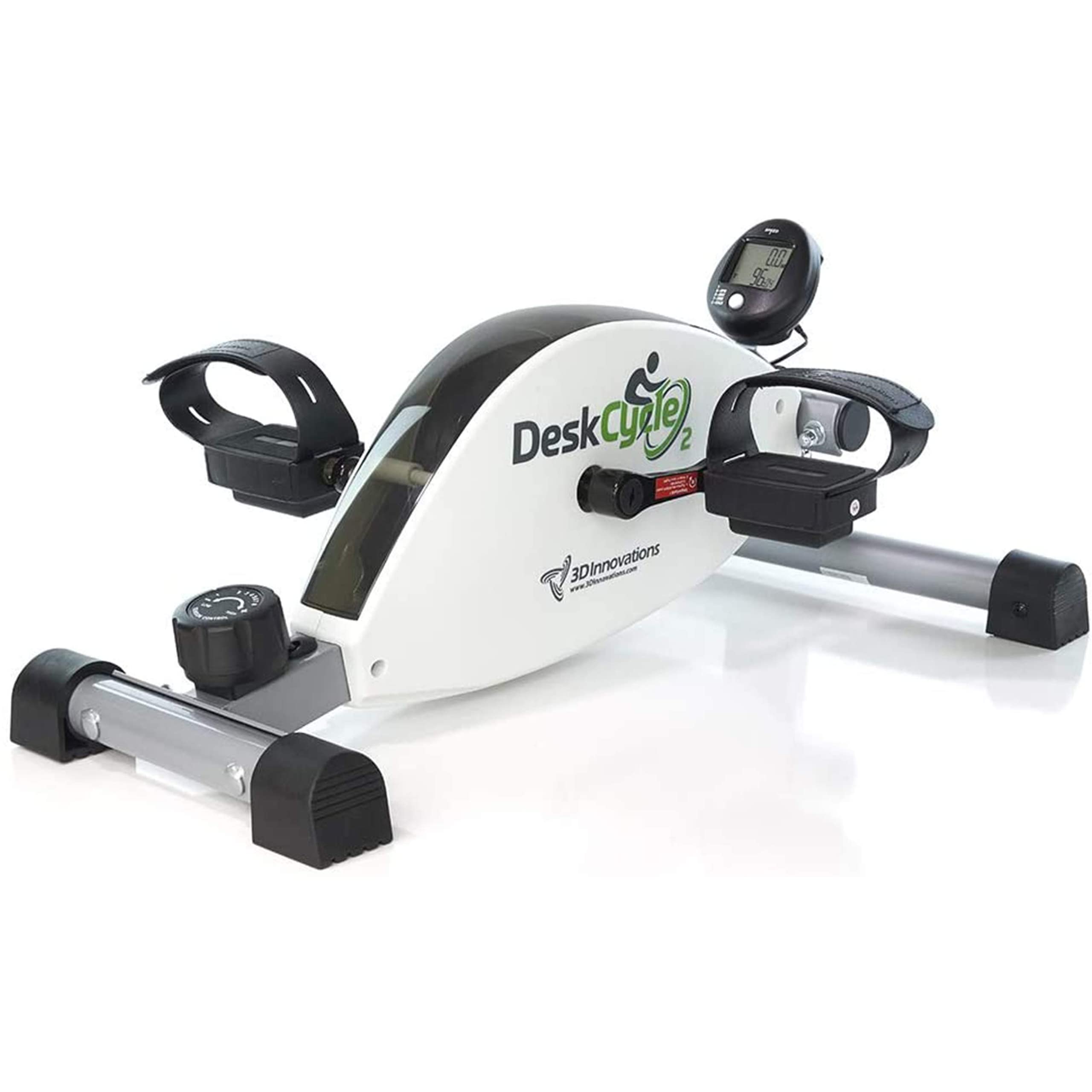 DeskCycle Under Desk Bike Pedal Exerciser - Mini Exercise Bike Desk Cycle, Leg Exerciser for Physical Therapy & Desk Exercise - Adjustable Leg and Standard Versions