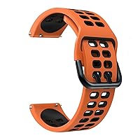 Watch Band Strap for Polar Ignite/Ignite2/Unite Smart Watch Silicone Replacement 20mm Bracelet (Color : Orange, Size : for Polar Unite)