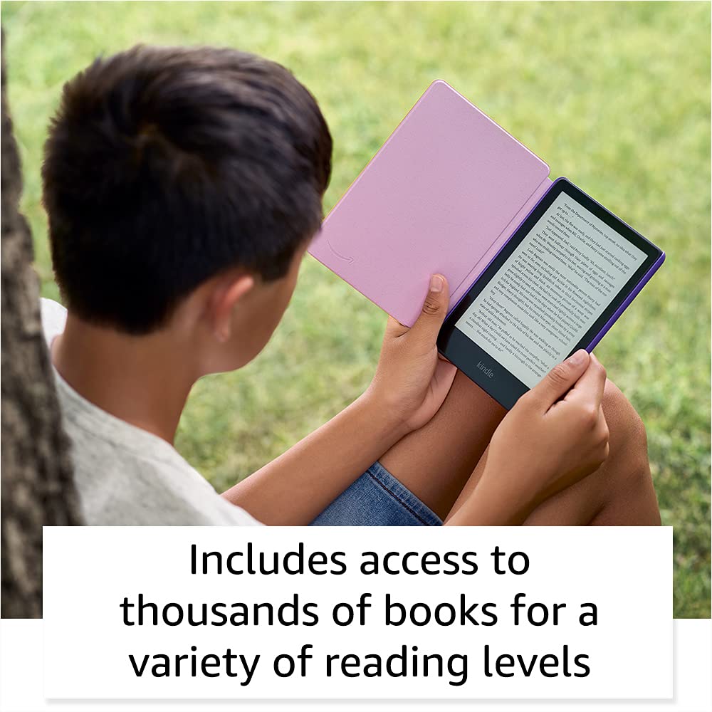 Kindle Paperwhite Kids (8 GB) – Made for reading - access thousands of books with Amazon Kids+, 2-year worry-free guarantee