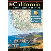 California Road and Recreation Atlas - 11th Edition, 2021 (Benchmark)