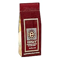 Edna's Coffee 16oz (453g) 100% Pure Coffee Bold & Aromatic Mediterranean Style Coffee with Natural Flavors