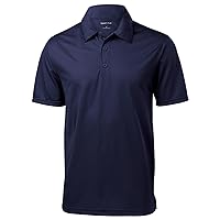 Sport-Tek Men's Textured 3-Button Placket Polo Shirt