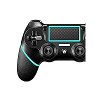 PS4 Controller【Upgraded Version】 ORDA Wireless Gamepad for Playstation 4/Pro/Slim/PC(7/8/8.1/10) with Motion Motors and Audio Function, Mini LED Indicator, USB Cable and Anti-Slip - Berry Blue