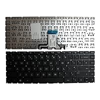 Power4Laptops UK Layout Black Replacement Laptop Keyboard Compatible With HP Home 14-cf1599sa