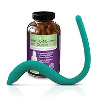 Freeze Dried Aloe Vera Supplement with Added D-Mannose & Calcium Pelvic Wand with Vibration for Pelvic Muscle
