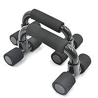Push Up Bars - Workout Stands Pushup Handle with Ergonomic Cushioned Foam Grip - Workout for Home Gym & Traveling Fitness - Muscle Ups, Pull Ups & Strength Training