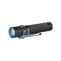 Warrior Mini2 1750 Lumens Rechargeable Tactical Flashlight with Dual Switch and Proximity Sensor, High Performance LED Flashlights for EDC, Outdoor, Camping and Emergency (Black)